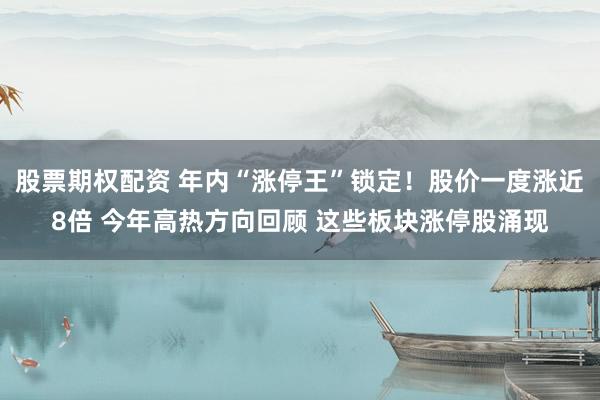 股票期权配资 年内“涨停王”锁定！股价一度涨近8倍 今年高热方向回顾 这些板块涨停股涌现