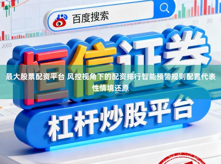 最大股票配资平台 风控视角下的配资排行智能预警规则配置代表性情境还原