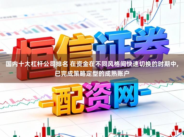 国内十大杠杆公司排名 在资金在不同风格间快速切换的时期中,已完成策略定型的成熟账户